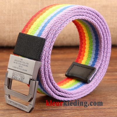 Outdoor Riem Verlengen Student Tiener Heren Canvas Mode