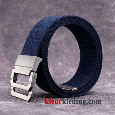 Outdoor Riem Verlengen Student Tiener Heren Canvas Mode