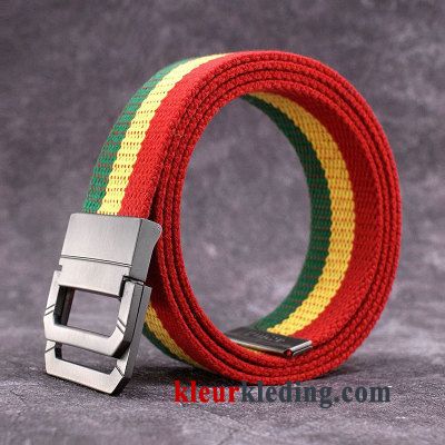 Outdoor Riem Verlengen Student Tiener Heren Canvas Mode