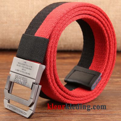 Outdoor Riem Verlengen Student Tiener Heren Canvas Mode