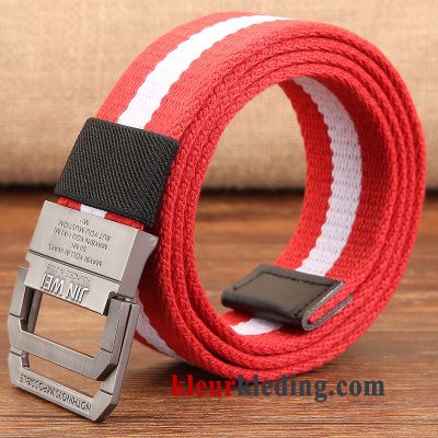 Outdoor Riem Verlengen Student Tiener Heren Canvas Mode