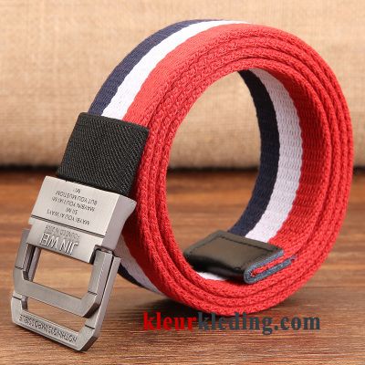 Outdoor Riem Verlengen Student Tiener Heren Canvas Mode