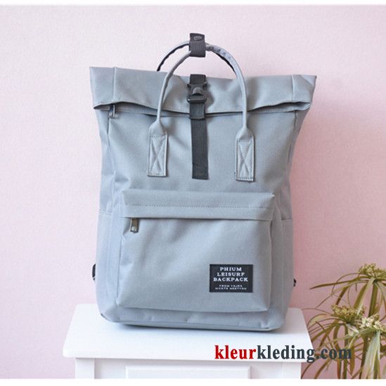 Reizen Lovers De Middelbare School Rugzak Dames Computer Tas Trend Campus Heren Blauw