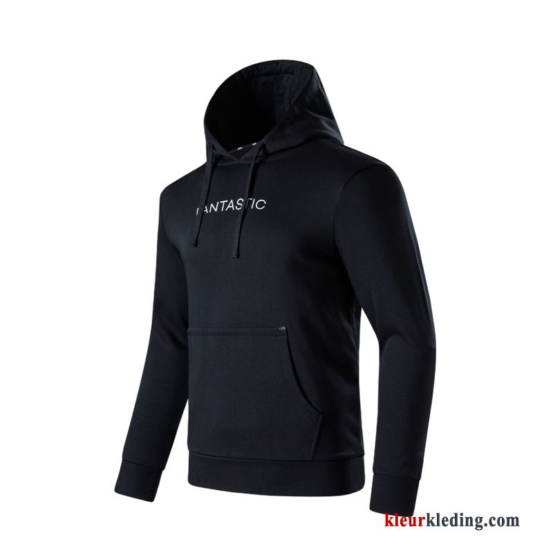 Rood Zwart Heren 2018 Nieuw Lange Mouwen Casual Hoodie