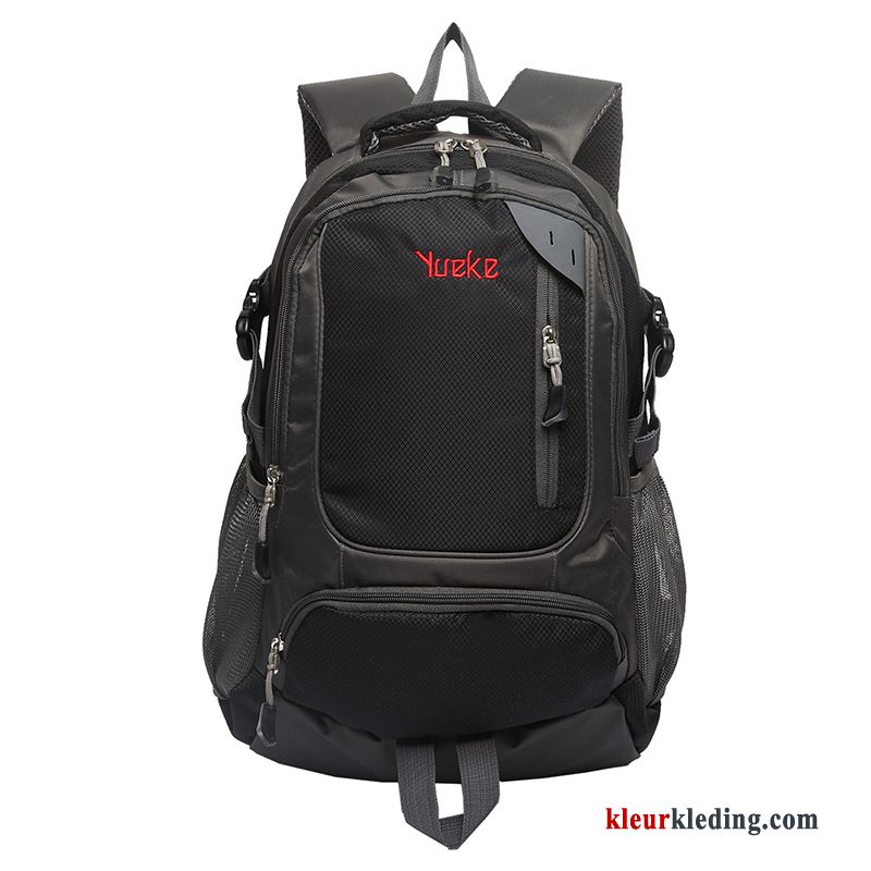 Rugzak De Middelbare School Tas Reizen Heren Schooltas Student Casual Gemiddelde Geel