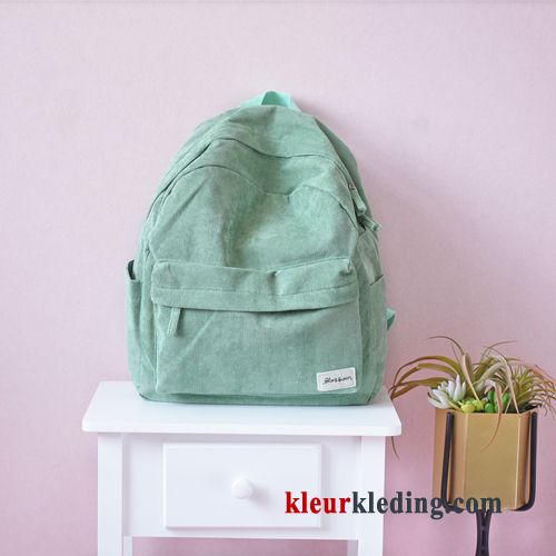 Rugzak Student Schooltas De Middelbare School Dames Vers Schattig Zoet Geel