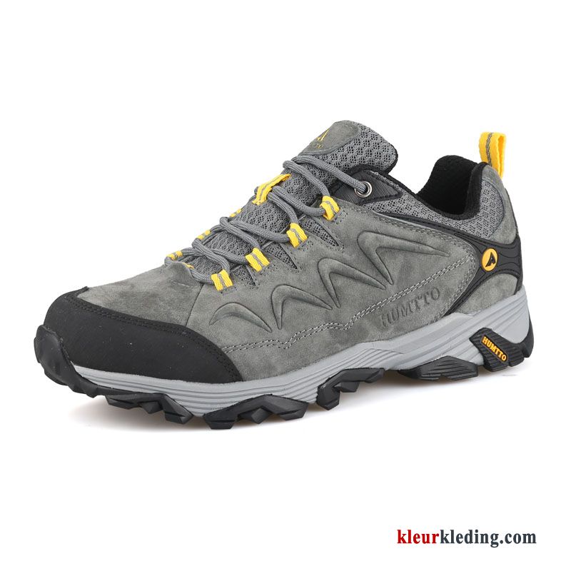 Schoenen Outdoor Mannen Sport Slijtvastheid Antislip Waterdicht Wandelschoenen Heren Kaki