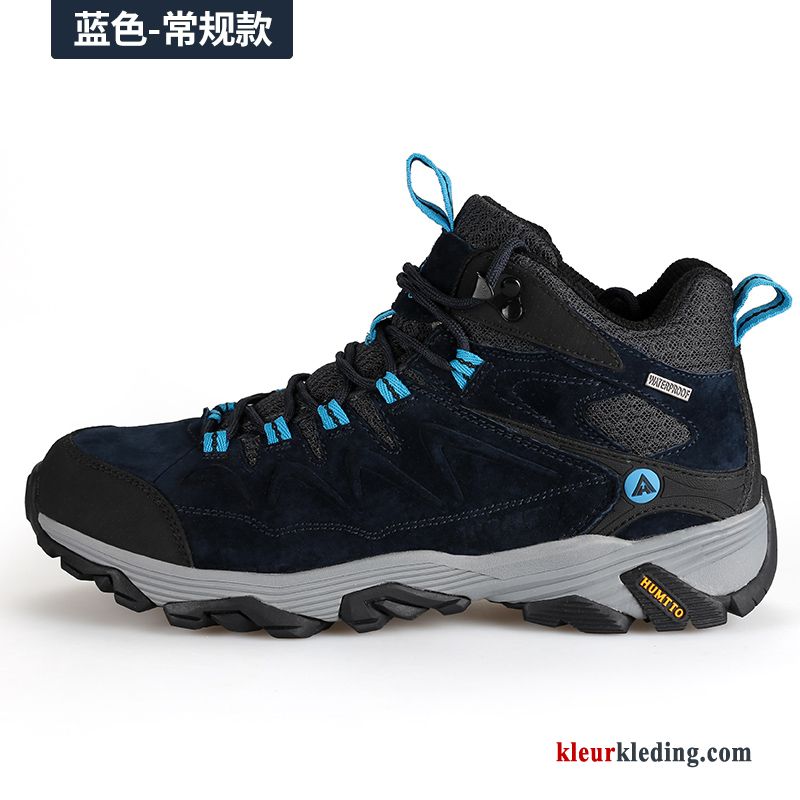 Schoenen Outdoor Mannen Sport Slijtvastheid Antislip Waterdicht Wandelschoenen Heren Kaki