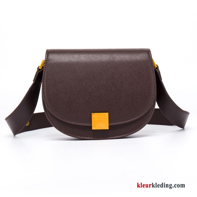 Schoudertas Dames Nieuw Kwaliteit Messenger Tas Mesh Mini Rood Zwart Bruine