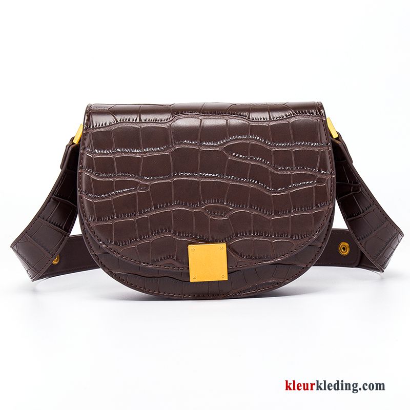 Schoudertas Dames Nieuw Kwaliteit Messenger Tas Mesh Mini Rood Zwart Bruine