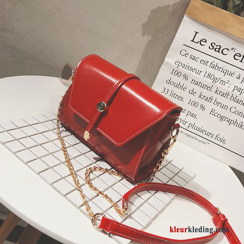 Schoudertas Ketting Alle Wedstrijden Tas Trend 2019 Dames Nieuw Mini Rood