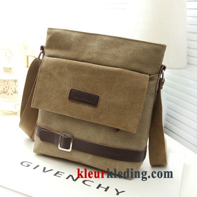 Schoudertas Messenger Tas Wassen Trend Mini Casual Canvas Nieuw Vintage Heren