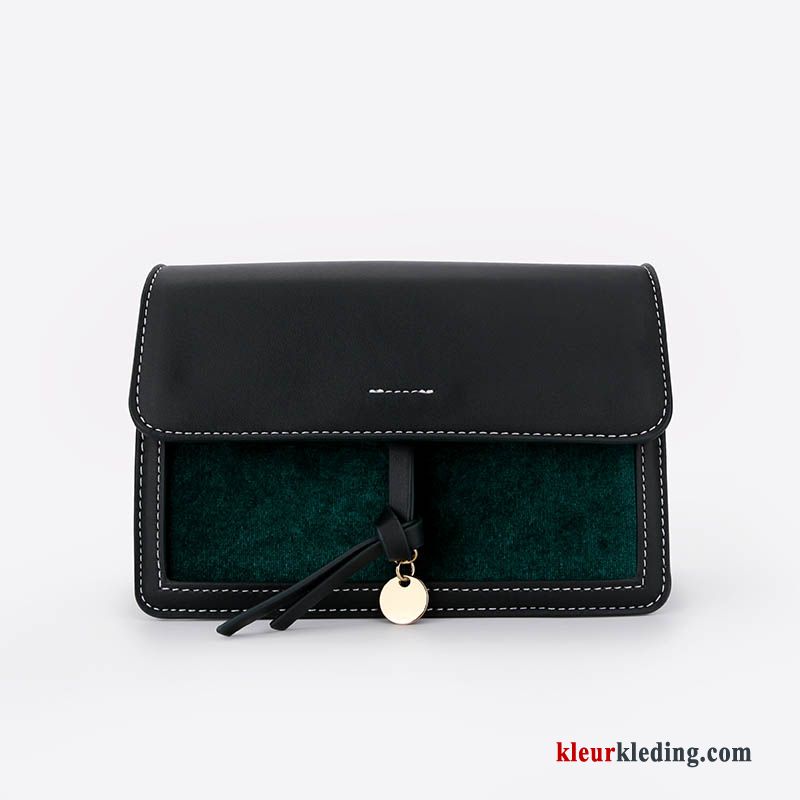 Schoudertas Mode Groen Dames Tas Messenger Tas Mini Nieuw Vintage