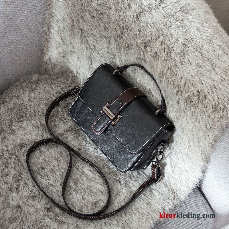 Schoudertas Mode Vintage Mini Tas Dames Alle Wedstrijden Casual Nieuw Bruine