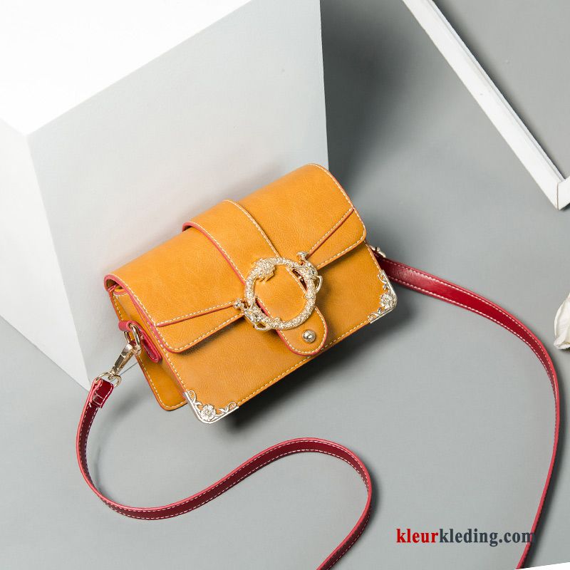 Schoudertas Nieuw Alle Wedstrijden Casual Ketting Mini Messenger Tas Student Dames Blauw Roze