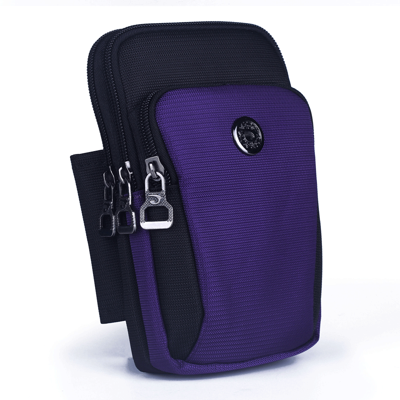 Schoudertas Purper Heren Outdoor Tas Mini Groot Telefoon Riem Zwart