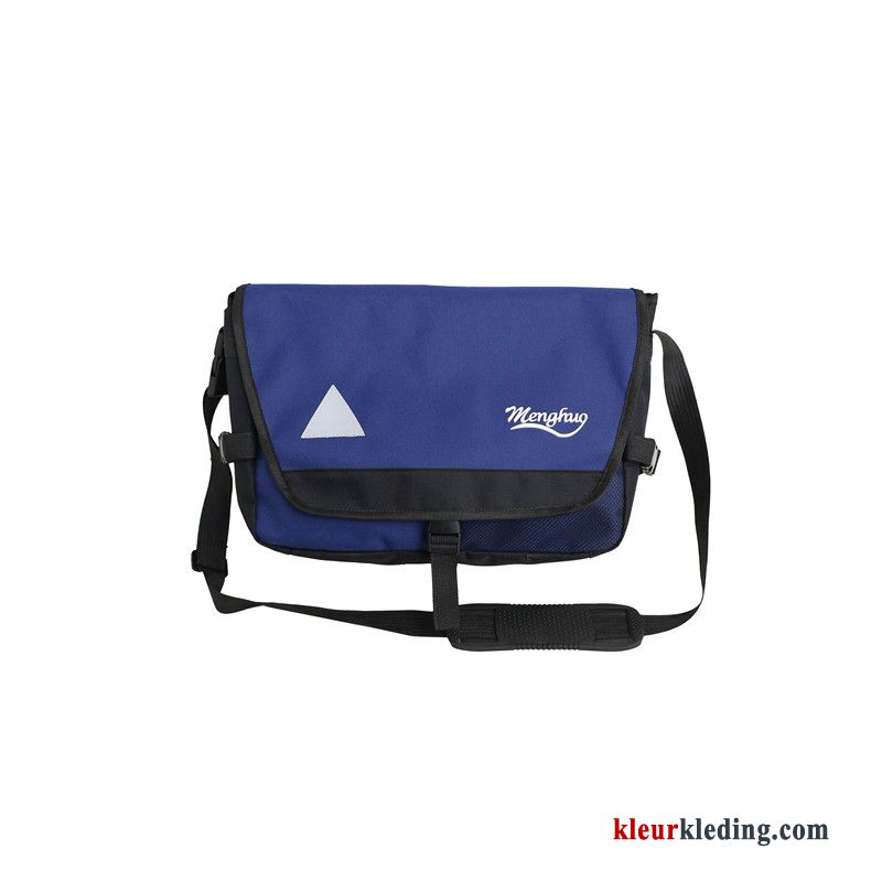 Schoudertas Straat Heren Trend Rugzak Schooltas Messenger Tas Hiphop Geel