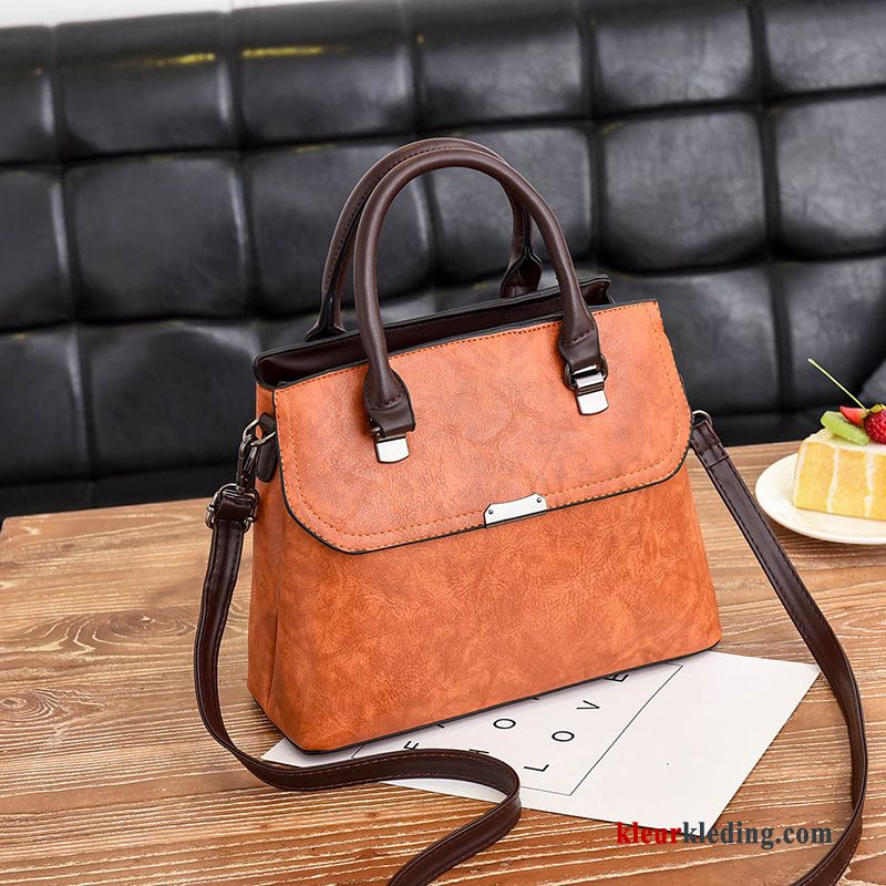 Schoudertas Tas Handtas Business Nieuw Dames Winter Herfst 2018 Bruine