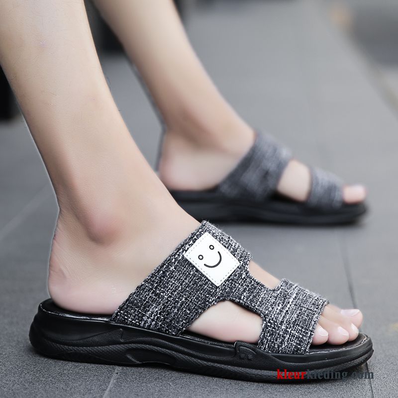 Slipper 2018 Pantoffels Mannen Bovenkleding Sandaal Strand Mode Trend Heren Grijs