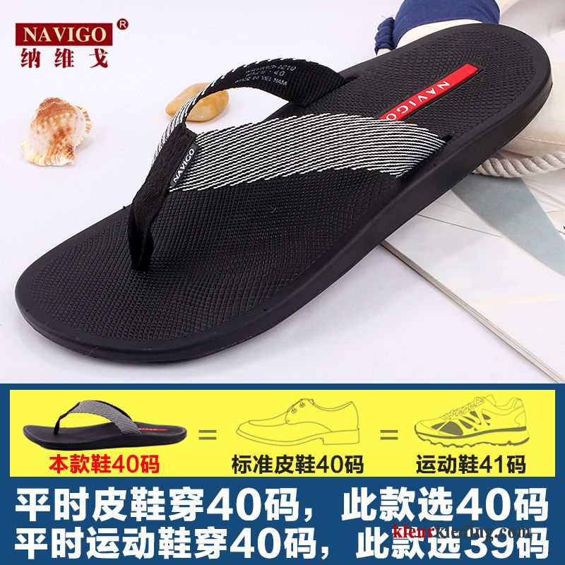 Slipper Antislip Rubber Trend Persoonlijk Zomer Sandaal Grote Maten Schoenen Heren Blauw