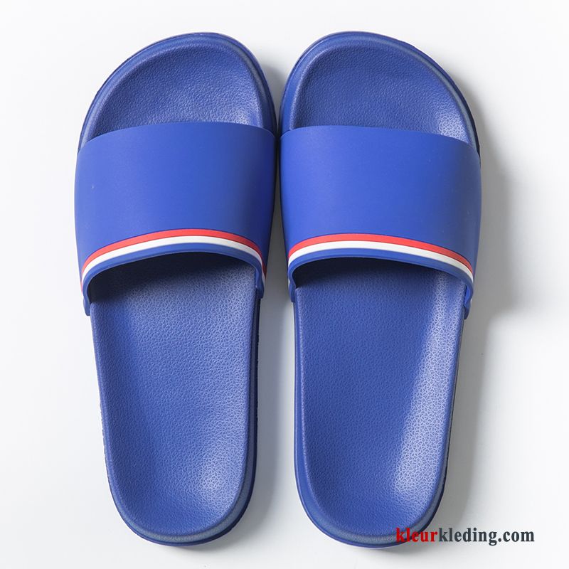 Slipper Antislip Zachte Zolen Badkamer Zomer Voorjaar Pantoffels Binnen Mannen Heren Groen