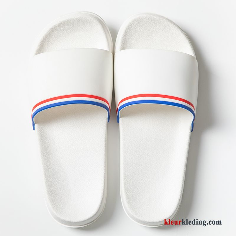 Slipper Antislip Zachte Zolen Badkamer Zomer Voorjaar Pantoffels Binnen Mannen Heren Groen