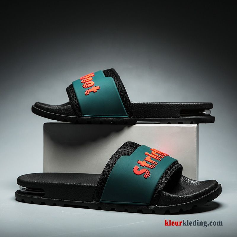 Slipper Bovenkleding Persoonlijk Antislip Outdoor Pantoffels Mannen Trend Strand Heren Zwart