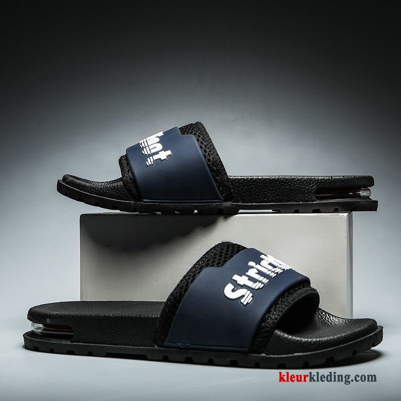 Slipper Bovenkleding Persoonlijk Antislip Outdoor Pantoffels Mannen Trend Strand Heren Zwart