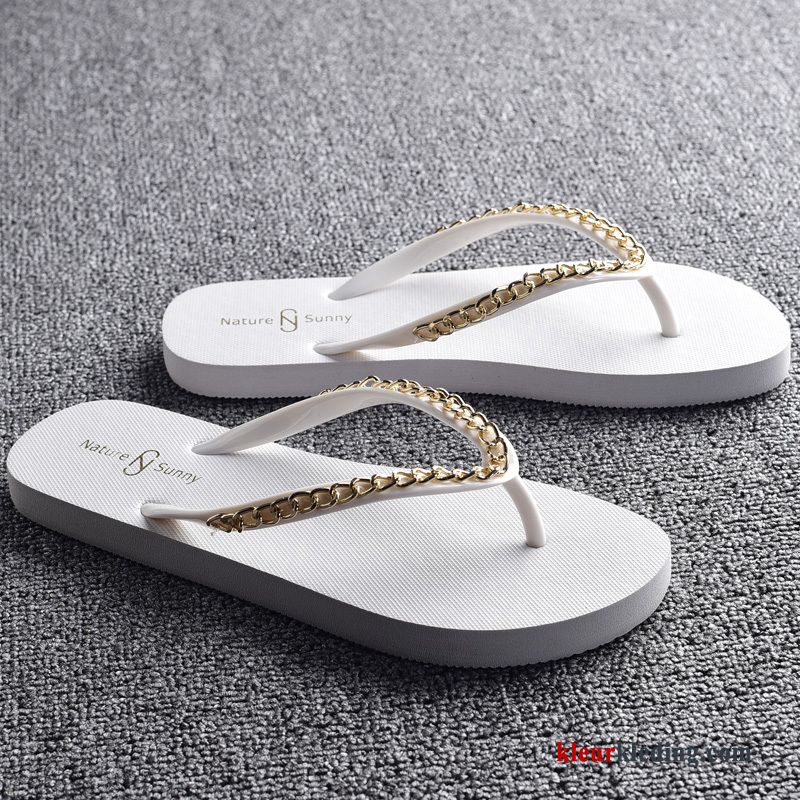 Slipper Plat Bovenkleding Mode Vrouw Pantoffels 2018 Zomer Kleur Dames