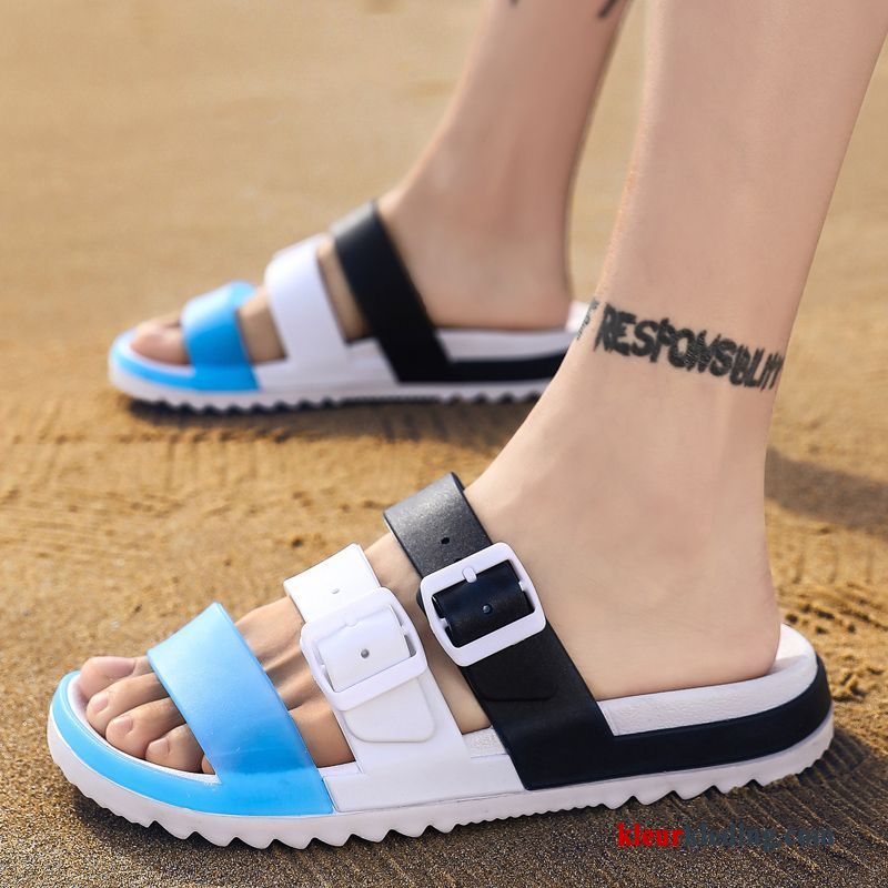 Slipper Strand Outdoor Bovenkleding Sandaal Trend Mode Zomer Slijtvastheid Heren Rood
