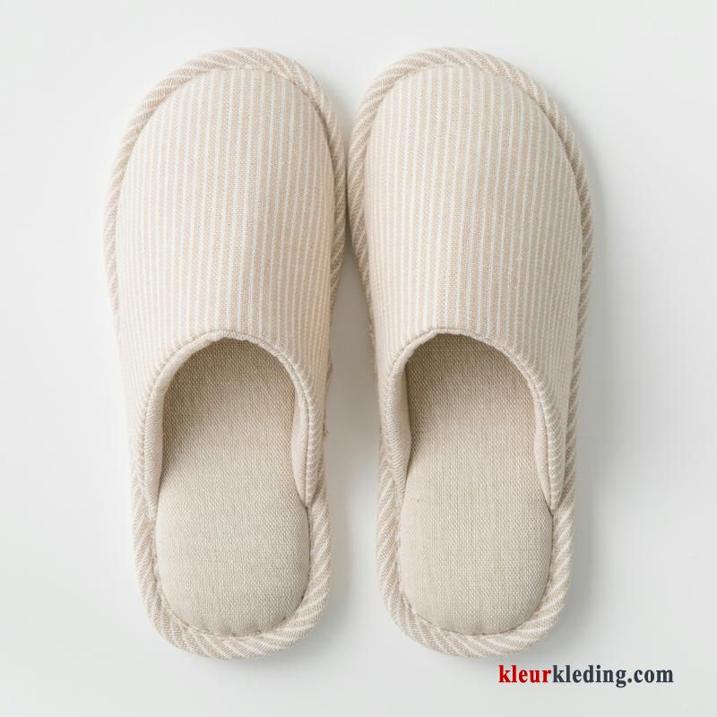 Slipper Zachte Zolen Lovers Antislip Binnen Vrouwen Warm Pantoffels Herfst Heren Grijs