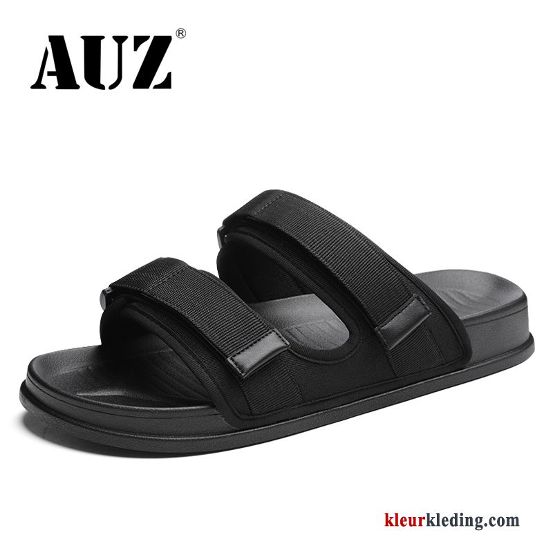 Slipper Zomer Bovenkleding Pantoffels Trend Antislip Mode Mannen Outdoor Heren Zwart