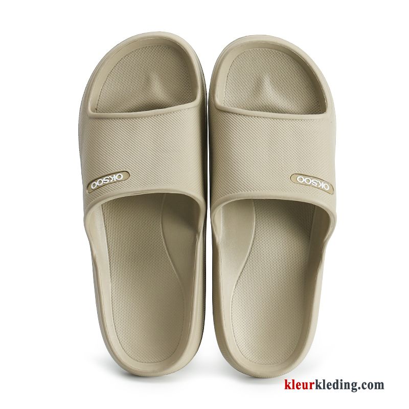 Slippers Mannen Lovers Zomer Binnen Badkamer Vrouwen Antislip Heren Grijs