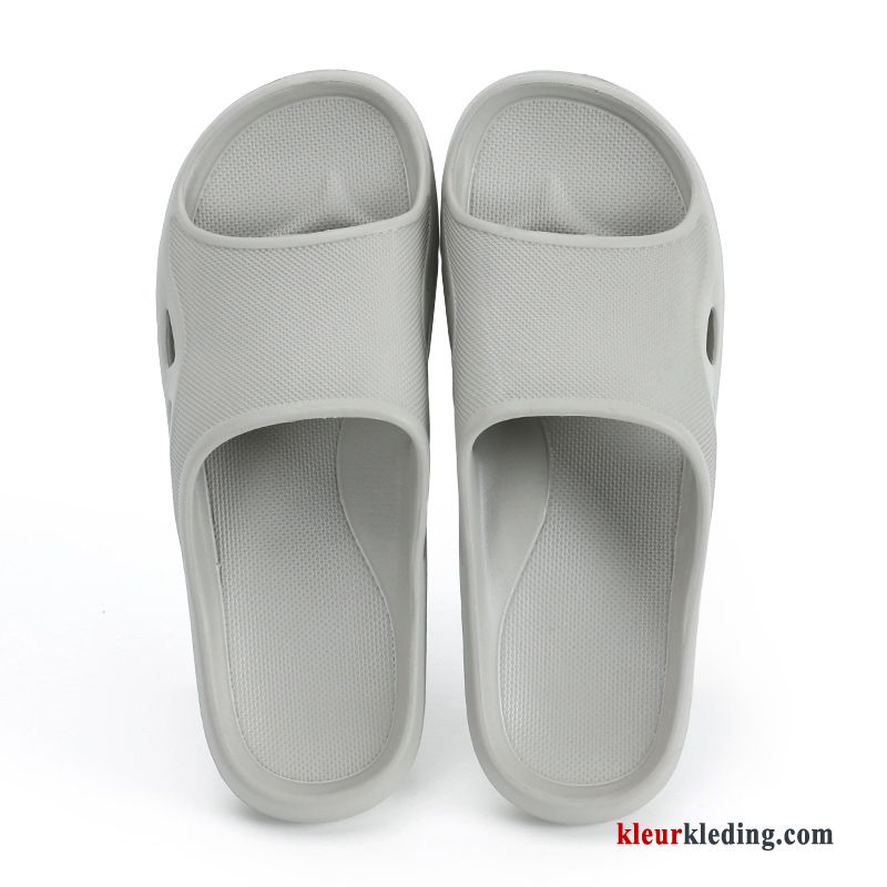 Slippers Mannen Lovers Zomer Binnen Badkamer Vrouwen Antislip Heren Grijs