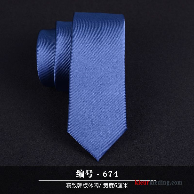 Smal Bruidegom Huwelijk Heren Stropdas Keperbinding Business Casual Blauw Zwart Zilver