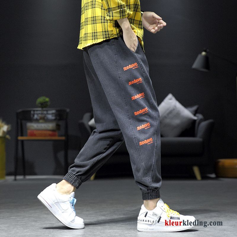 Spijkerbroek Casual Broek Strak Nieuw Hip-hop Mooi Herfst Heren Trend