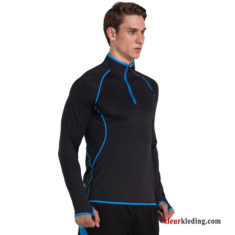 Sportkleding Ademende T-shirts Elastiek Lange Mouwen Running Kleding Snel Droog Casual Opleiding Heren