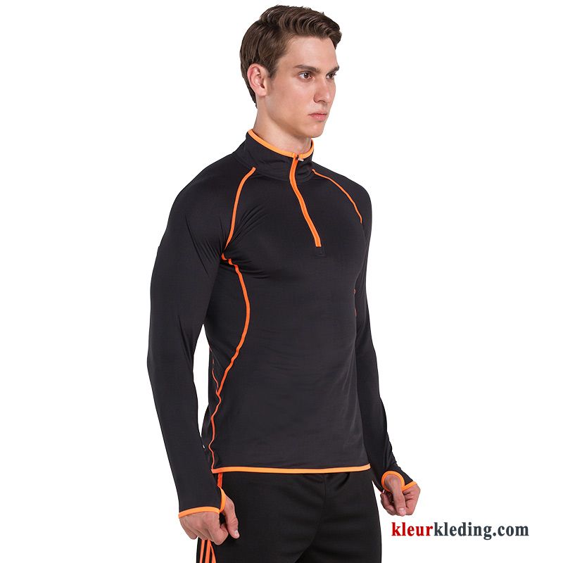 Sportkleding Ademende T-shirts Elastiek Lange Mouwen Running Kleding Snel Droog Casual Opleiding Heren