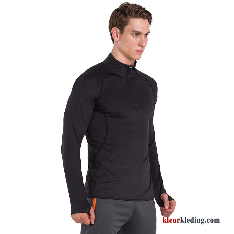 Sportkleding Ademende T-shirts Elastiek Lange Mouwen Running Kleding Snel Droog Casual Opleiding Heren