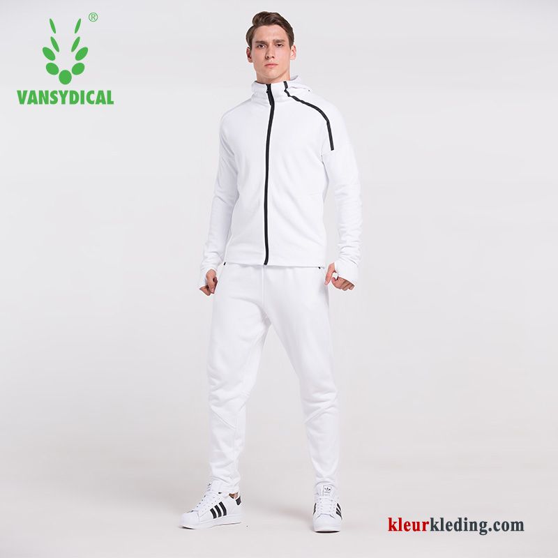 Sportkleding Dames Sport Geschiktheid Katoen Casual Pak Wit Lovers Heren