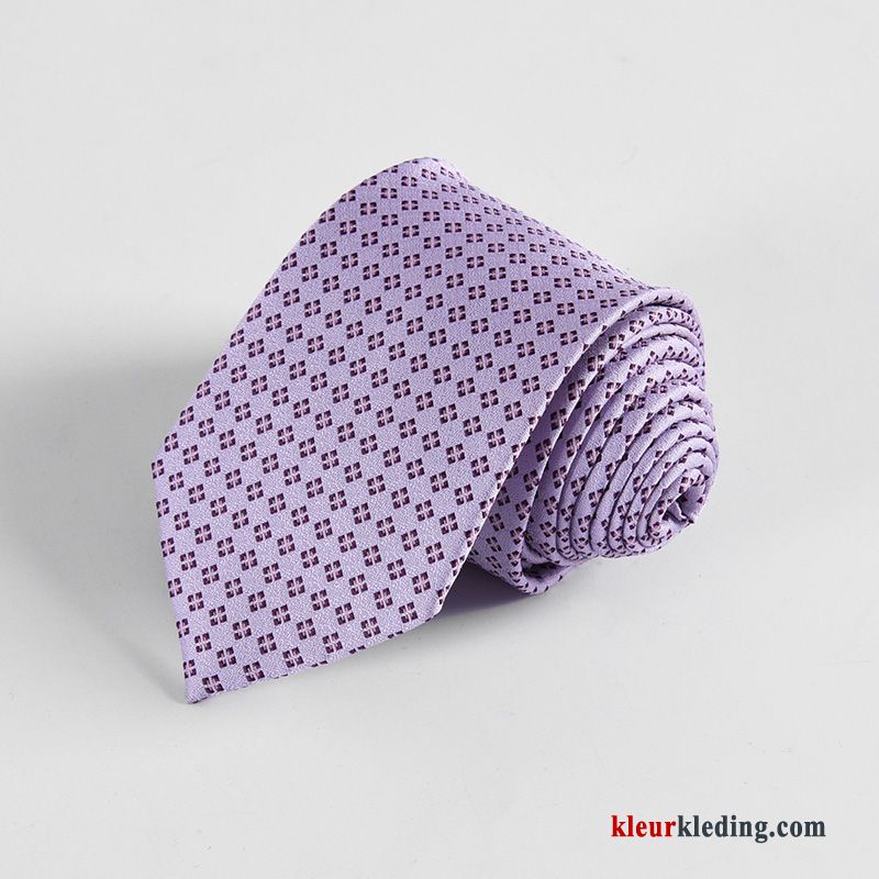 Stropdas Geklede Business Werk Bruidegom Casual Student Heren Purper Rood Zwart