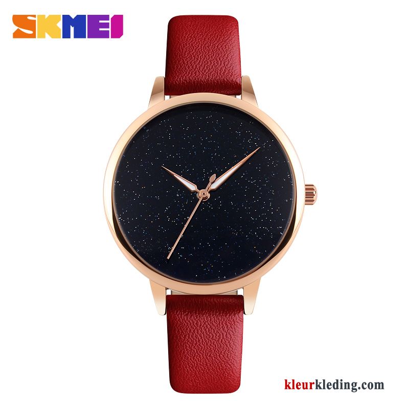 Student Horloge Dames Eenvoudig Mini Elegante Persoonlijkheid Waterdicht Wit