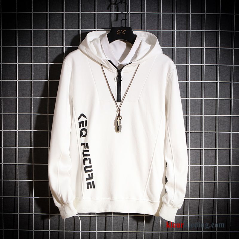 Student Mannelijk Herfst Trend Hoodie Heren Jasje Dunne