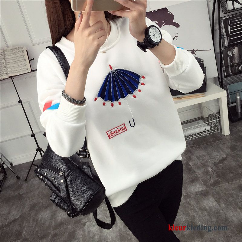 T-shirt Lange Mouw Trend Losse Dames 2018 Nieuw Lange Mouwen Winter Kleding Hoodie