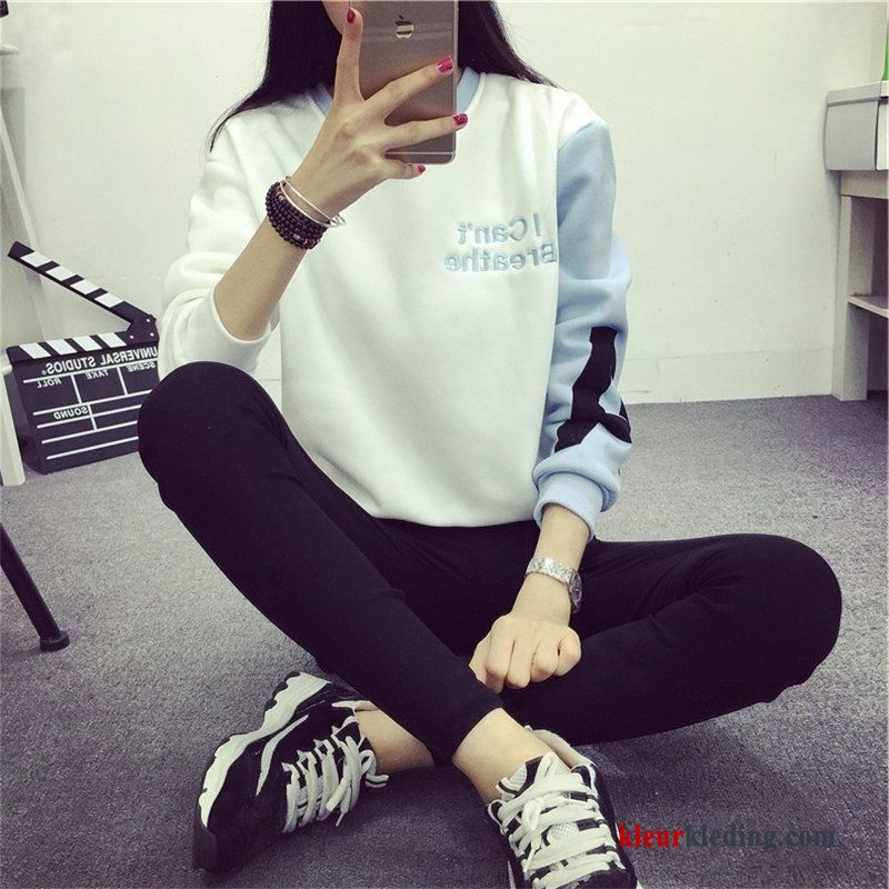 T-shirt Lange Mouw Trend Losse Dames 2018 Nieuw Lange Mouwen Winter Kleding Hoodie