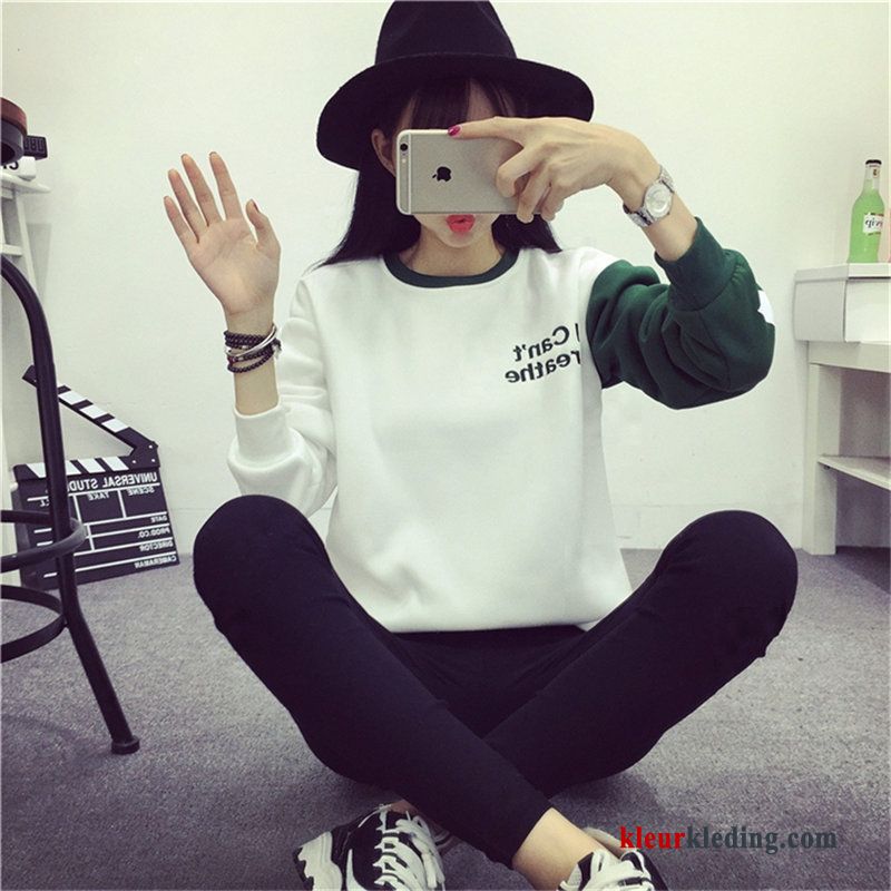 T-shirt Lange Mouw Trend Losse Dames 2018 Nieuw Lange Mouwen Winter Kleding Hoodie