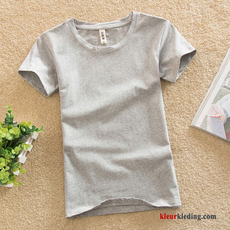 T-shirts Vrouw Wit Zomer Korte Mouw Onderhemd Halve Mouw Nieuw Dames