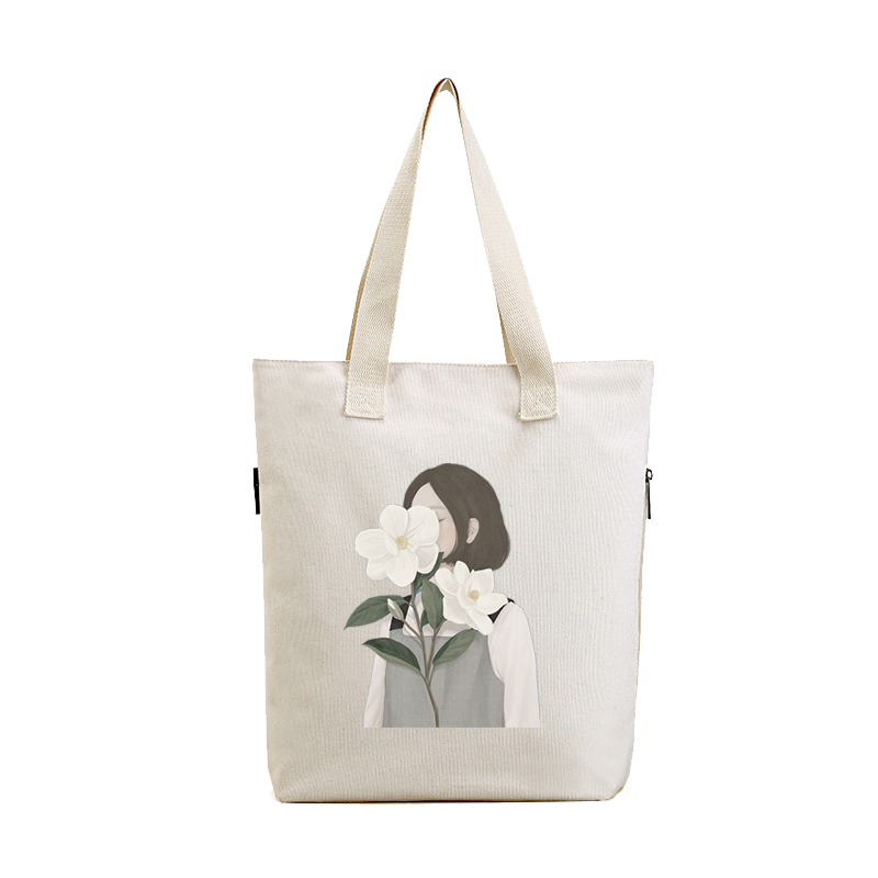 Tas Dames Schoudertas Canvas Ademend Vers Handtas Casual Wit