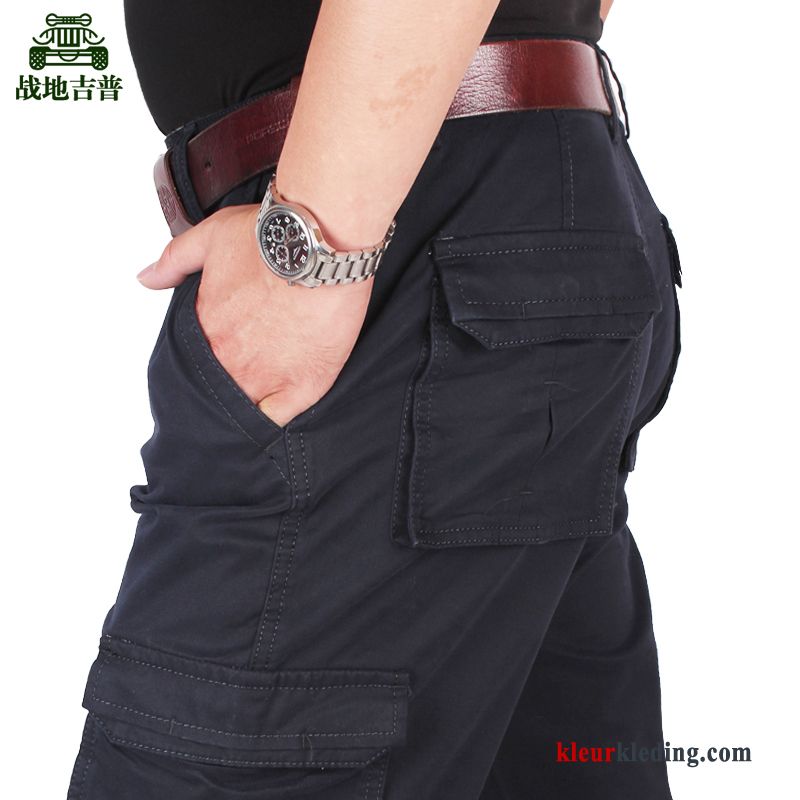 Verdikken Losse Grote Maten Broek Outdoor Lange Cargo Broek Heren