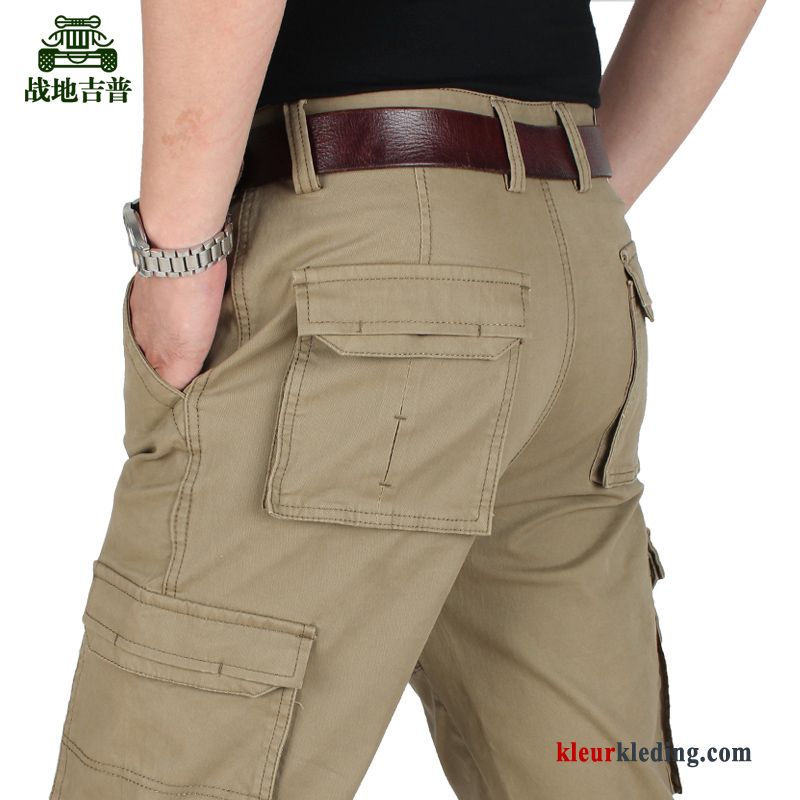 Verdikken Losse Grote Maten Broek Outdoor Lange Cargo Broek Heren